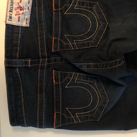 True Religion Billie Mid Rise Straight Leg Jeans - Picture 3 of 8